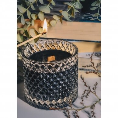 Aromatinė rankų darbo sojų vaško žvakė "Afrodiziakas" 2