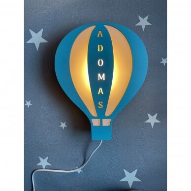 Naktinis šviestuvas - oro balionas 2