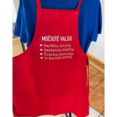 Prijuostė "Močiutė valdo"